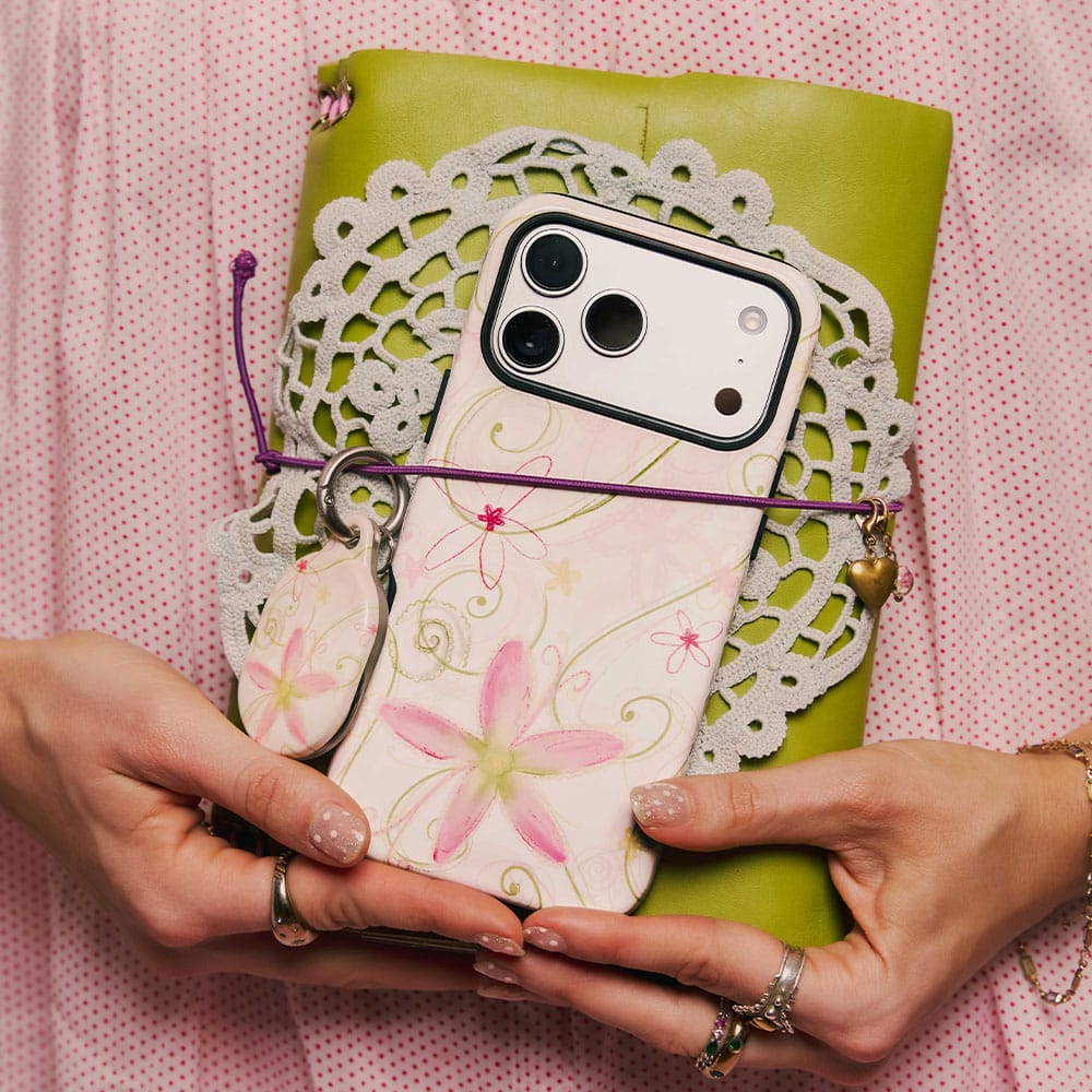 Swirl Pink Printed Phone Cases by Kayla Carr - The Dairy
