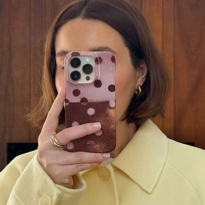 Rust Polka Dot Printed Phone Cases iPhone 17 / Armoured by Jasmine Dowling - The Dairy