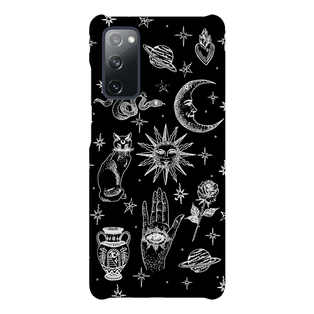 Astro Flash Monochrome Printed Phone Cases Samsung Galaxy S20 FE / Snap by Veronica Tucker - The Dairy