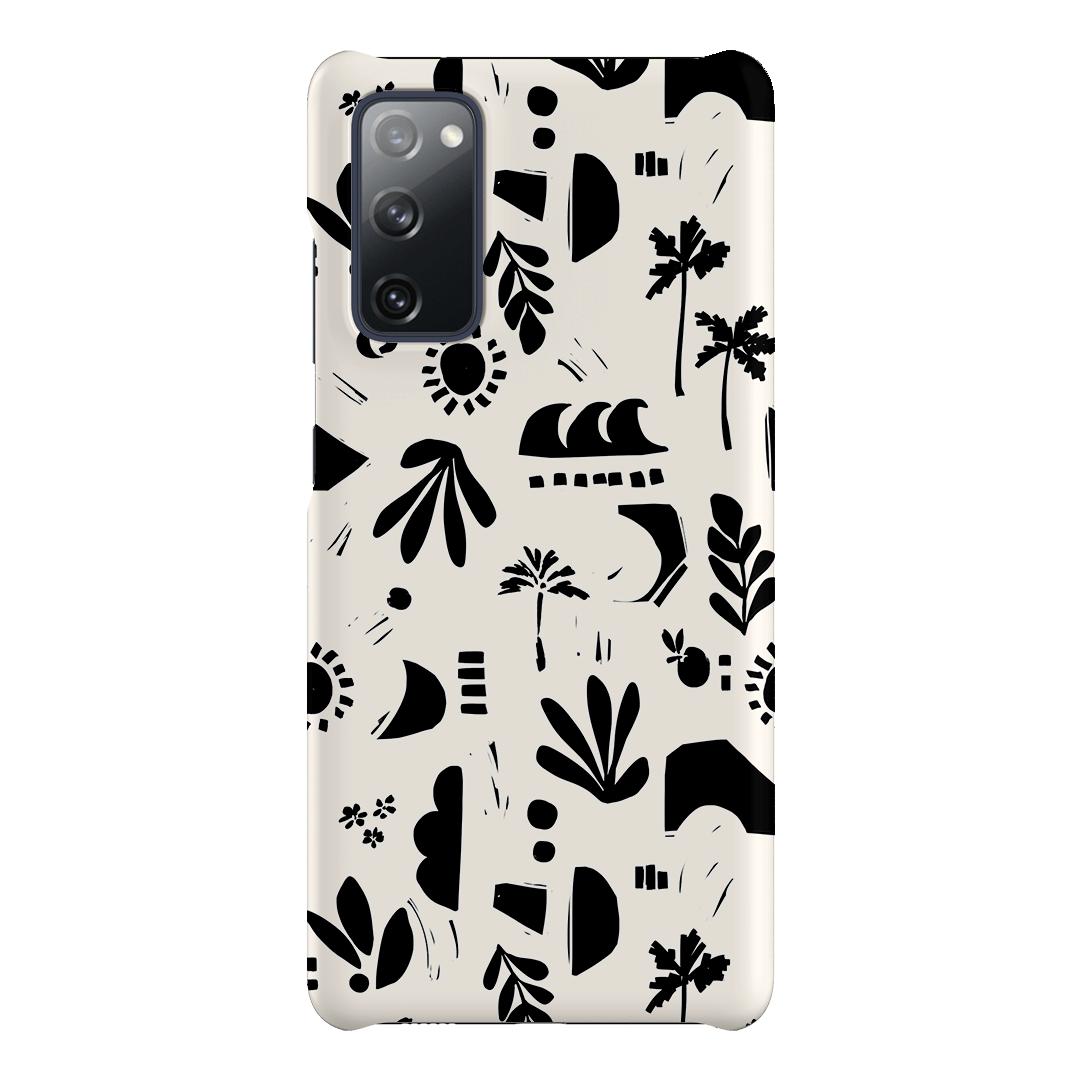 Inky Beach Printed Phone Cases Samsung Galaxy S20 FE / Snap by Charlie Taylor - The Dairy