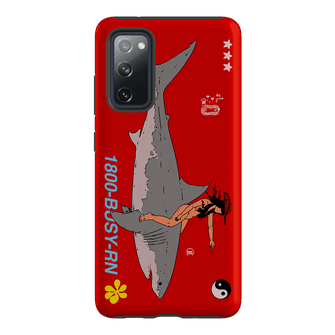 1800-Busy Rn in Red Printed Phone Cases Samsung Galaxy S20 FE / Armoured by Easty Beasty - The Dairy