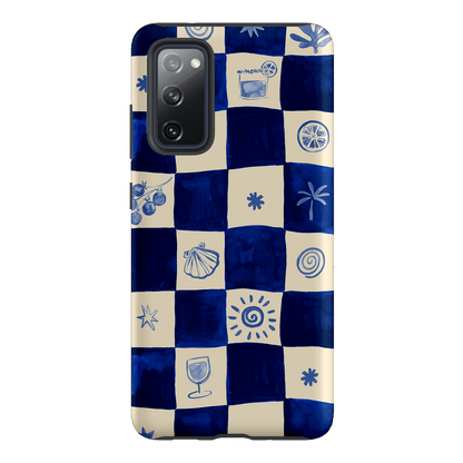 Afternoon Mezze Azure Printed Phone Cases Samsung Galaxy S20 FE / Armoured by Charlie Taylor - The Dairy