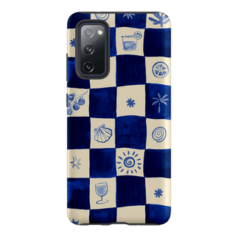Afternoon Mezze Azure Printed Phone Cases Samsung Galaxy S20 FE / Armoured by Charlie Taylor - The Dairy