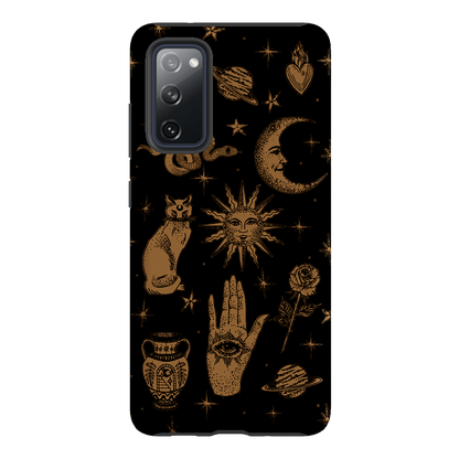 Astro Flash Noir Printed Phone Cases Samsung Galaxy S20 FE / Armoured by Veronica Tucker - The Dairy