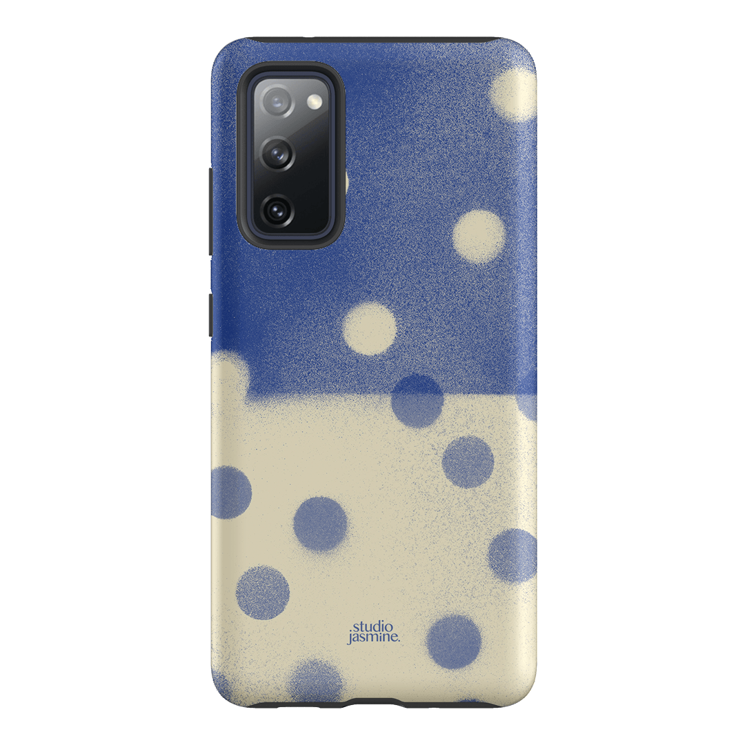 Bleu Polka Dot Printed Phone Cases Samsung Galaxy S20 FE / Armoured by Jasmine Dowling - The Dairy