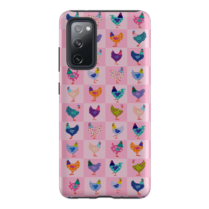 Checkered Chickens Printed Phone Cases Samsung Galaxy S20 FE / Armoured by Kayla Henley - The Dairy