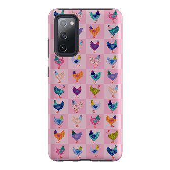 Checkered Chickens Printed Phone Cases Samsung Galaxy S20 FE / Armoured by Kayla Henley - The Dairy