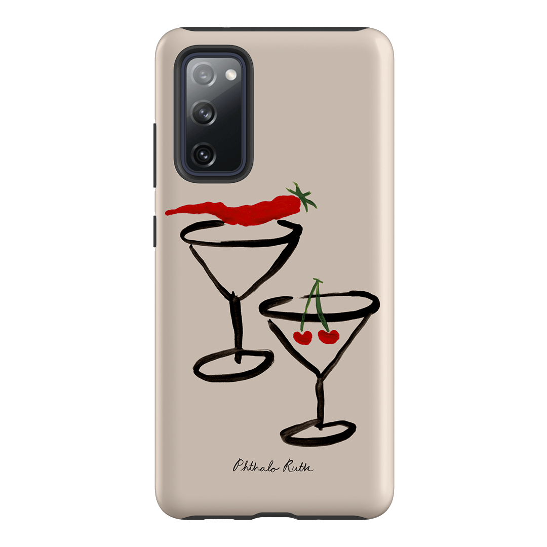 Chili Cherry Printed Phone Cases Samsung Galaxy S20 FE / Armoured by Phthalo Ruth - The Dairy