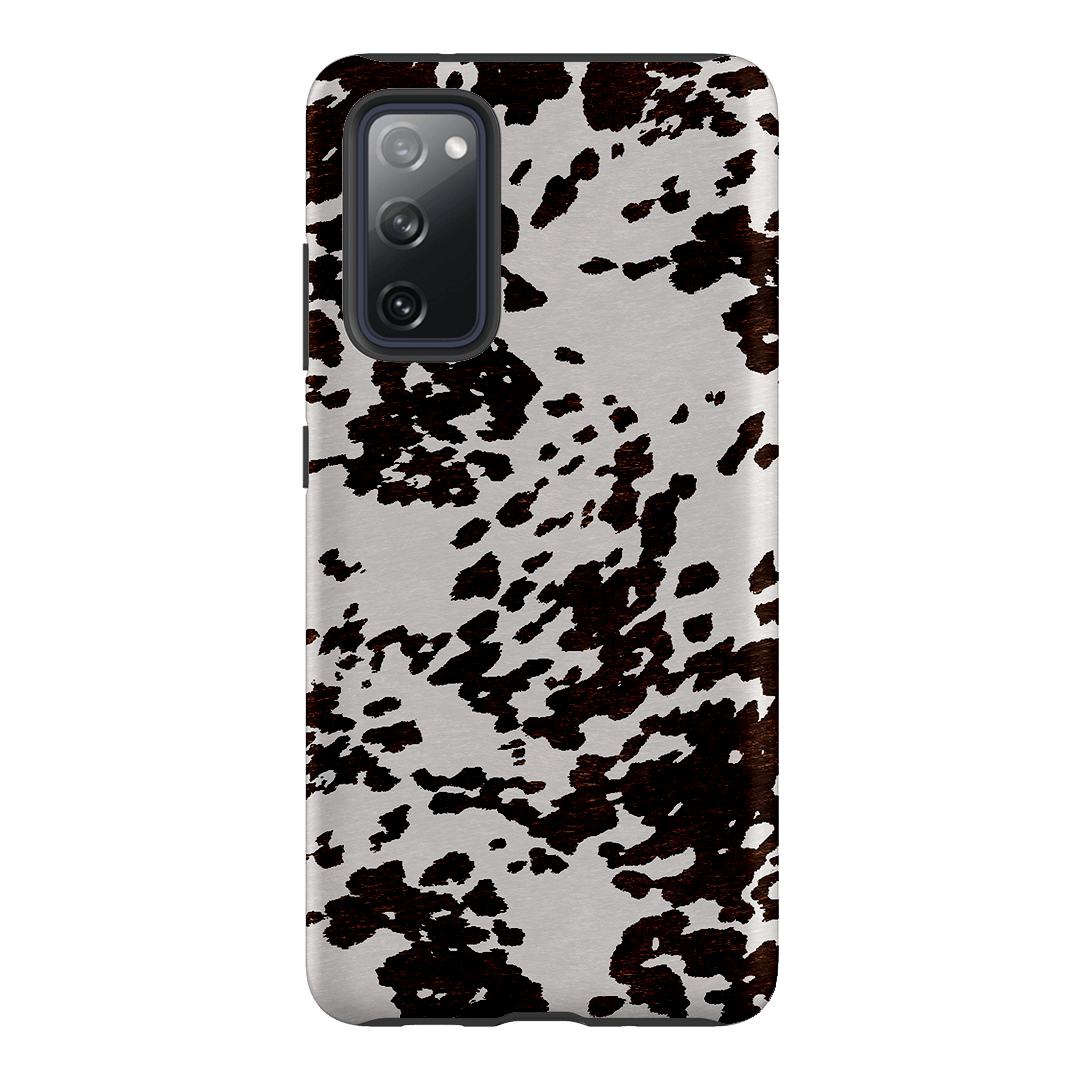 Cowhide Charm Printed Phone Cases Samsung Galaxy S20 FE / Armoured by The Dairy - The Dairy