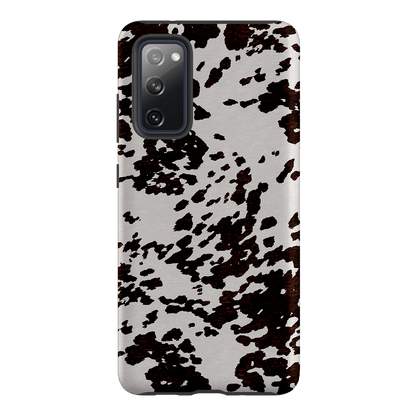 Cowhide Charm Printed Phone Cases Samsung Galaxy S20 FE / Armoured by The Dairy - The Dairy