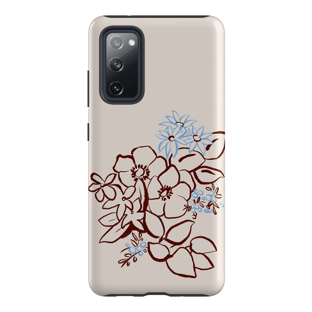 Cream Posy Printed Phone Cases Samsung Galaxy S20 FE / Armoured by Typoflora - The Dairy