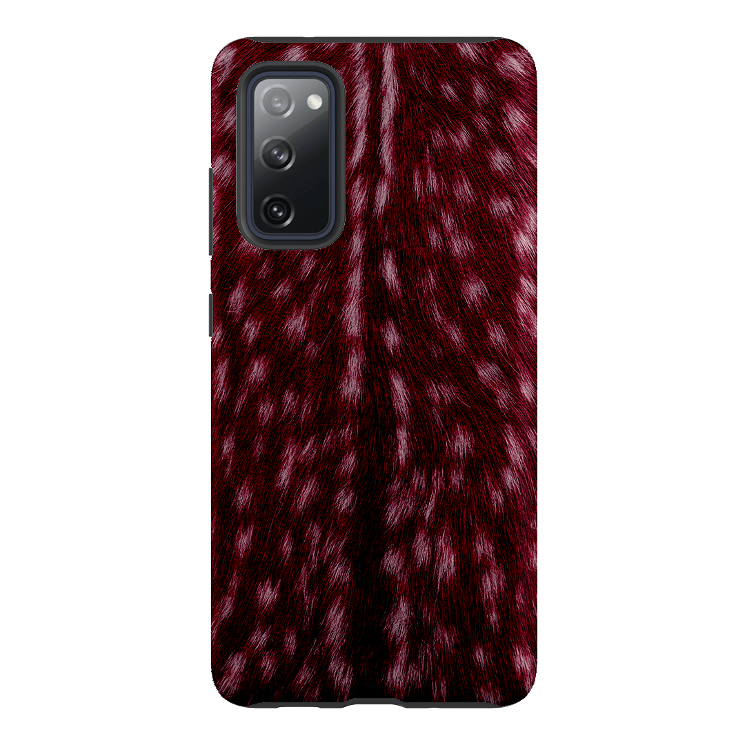 Fawn Burgundy Printed Phone Cases Samsung Galaxy S20 FE / Armoured by The Dairy - The Dairy