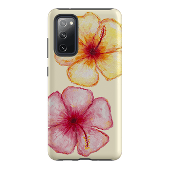 Hibiscus Flower Yellow Printed Phone Cases Samsung Galaxy S20 FE / Armoured by BG. Studio - The Dairy