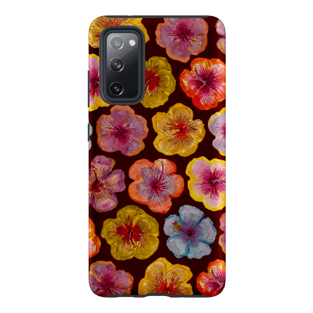 Hibiscus Holiday Rouge Printed Phone Cases Samsung Galaxy S20 FE / Armoured by BG. Studio - The Dairy