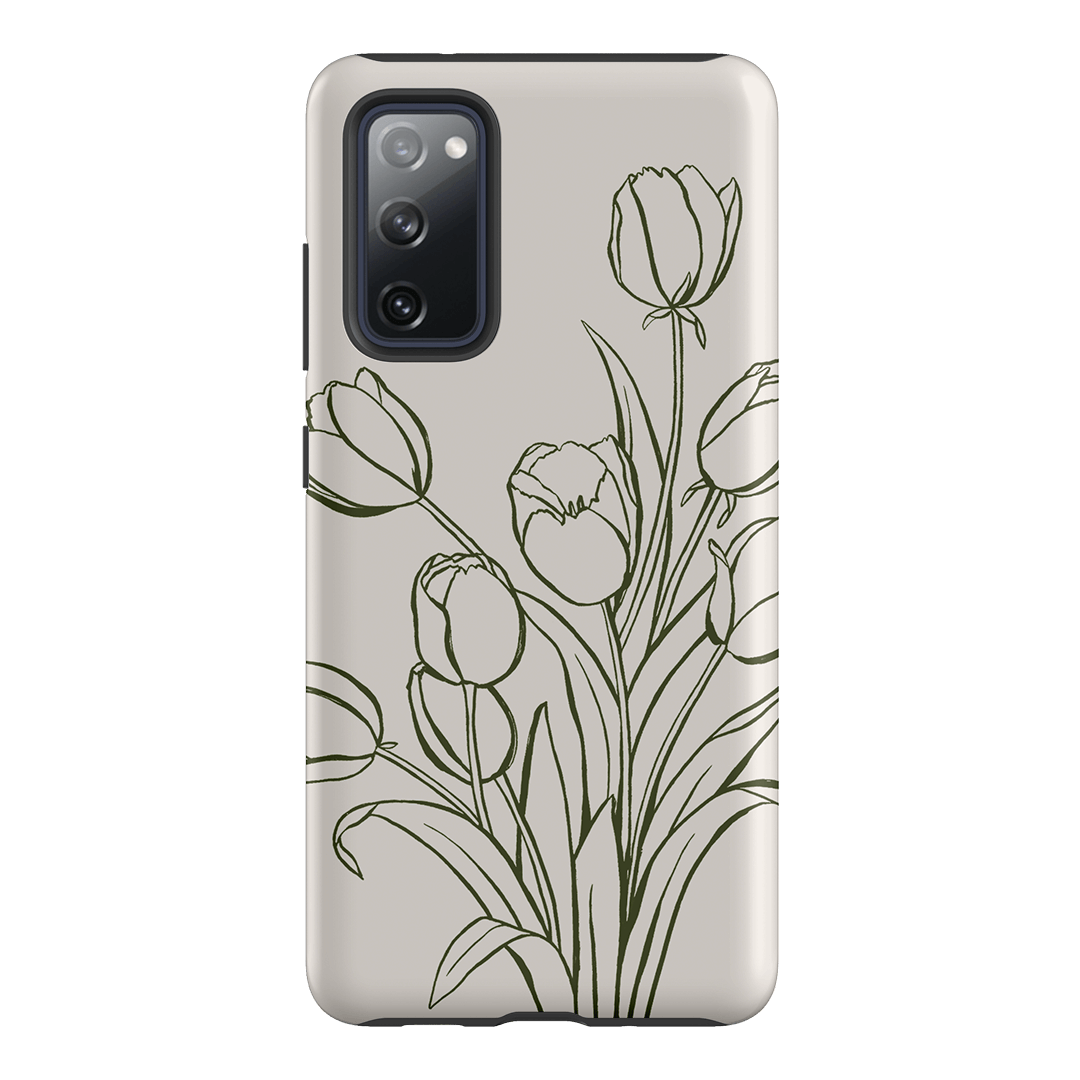 Inked Tulips Printed Phone Cases Samsung Galaxy S20 FE / Armoured by Typoflora - The Dairy