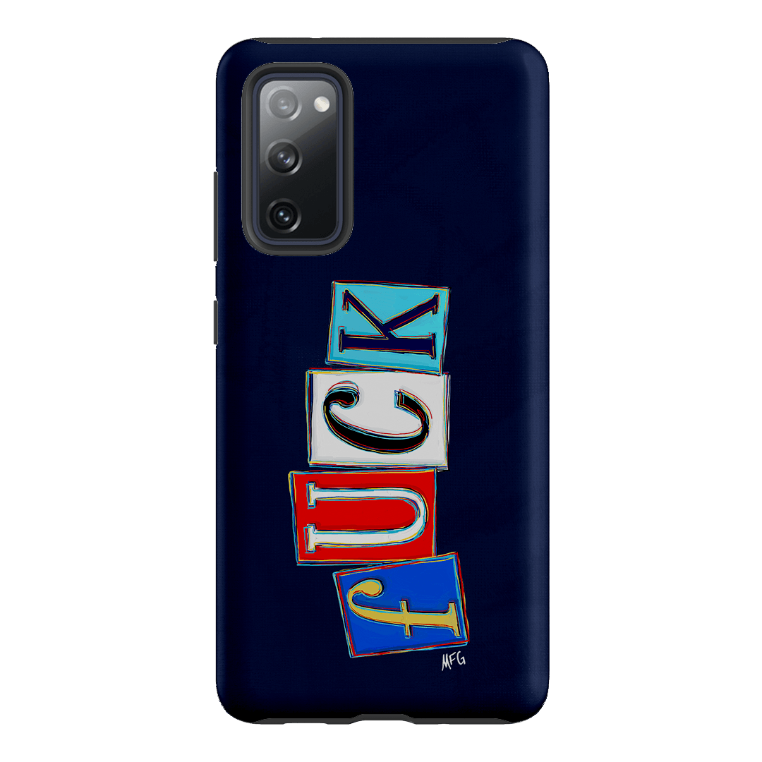 Lil Fcks Blue Printed Phone Cases Samsung Galaxy S20 FE / Armoured by Margarbs Art - The Dairy