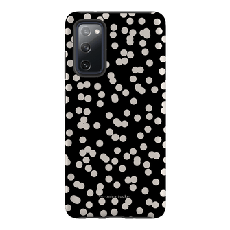 Mini Confetti Noir Printed Phone Cases Samsung Galaxy S20 FE / Armoured by Veronica Tucker - The Dairy