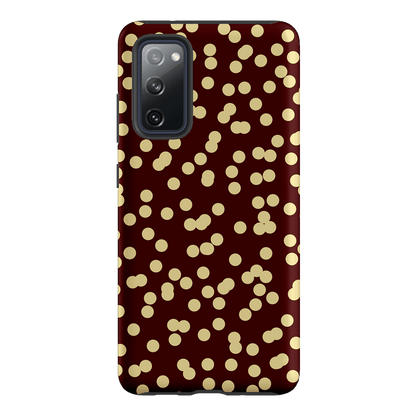Mini Confetti Burgundy Butter Printed Phone Cases Samsung Galaxy S20 FE / Armoured by Veronica Tucker - The Dairy