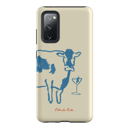 Mootini Blue Printed Phone Cases Samsung Galaxy S20 FE / Armoured by Phthalo Ruth - The Dairy
