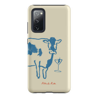Mootini Blue Printed Phone Cases Samsung Galaxy S20 FE / Armoured by Phthalo Ruth - The Dairy