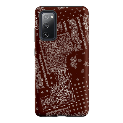 Paisley Cinnamon Printed Phone Cases Samsung Galaxy S20 FE / Armoured by The Dairy - The Dairy