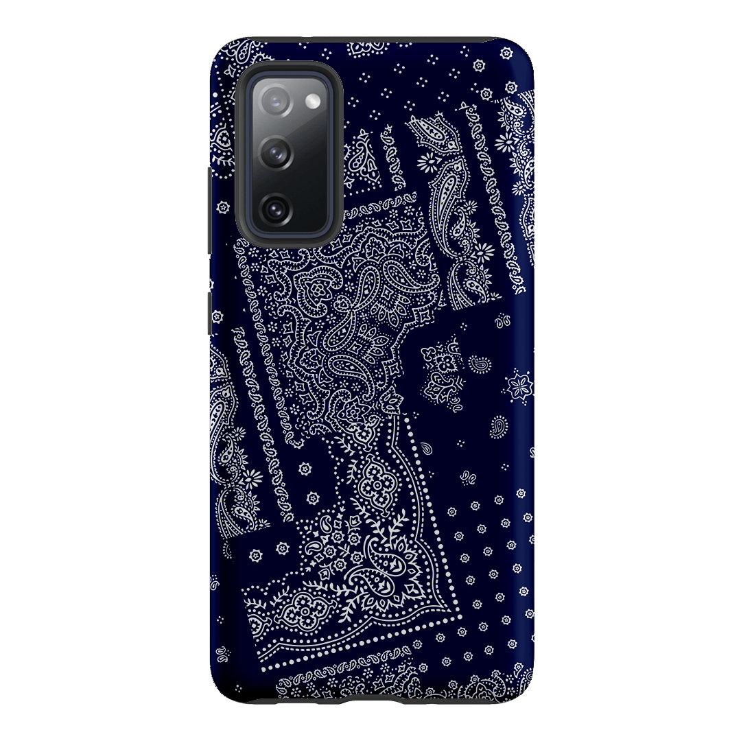 Paisley Indigo Printed Phone Cases Samsung Galaxy S20 FE / Armoured by The Dairy - The Dairy