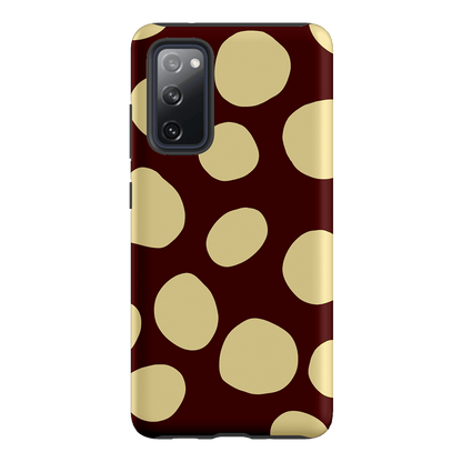 Pebbles Burgundy Butter Printed Phone Cases Samsung Galaxy S20 FE / Armoured by Veronica Tucker - The Dairy