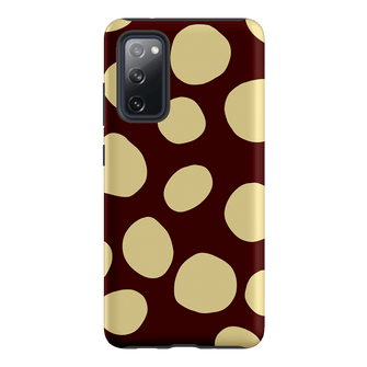 Pebbles Burgundy Butter Printed Phone Cases Samsung Galaxy S20 FE / Armoured by Veronica Tucker - The Dairy