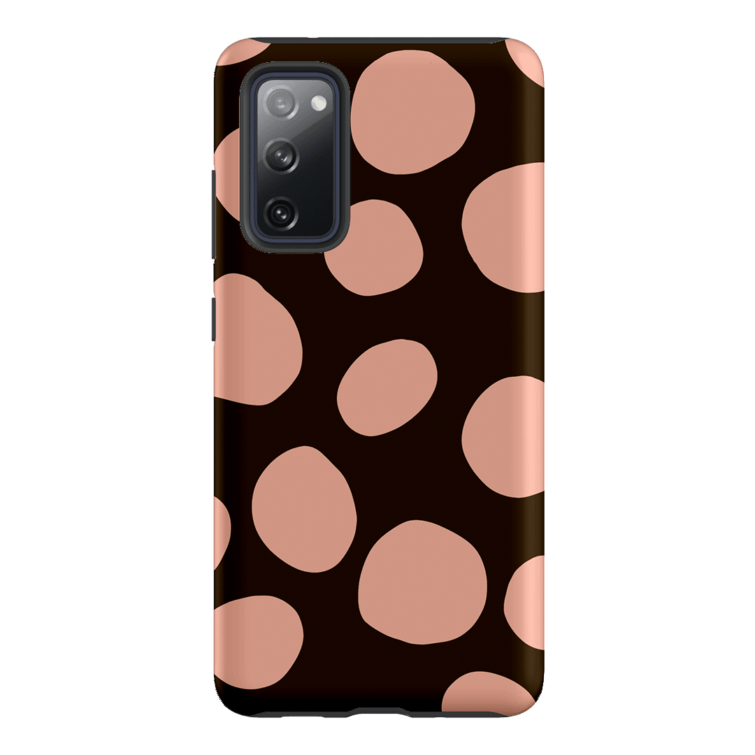 Pebbles Chocolate Pink Printed Phone Cases Samsung Galaxy S20 FE / Armoured by Veronica Tucker - The Dairy