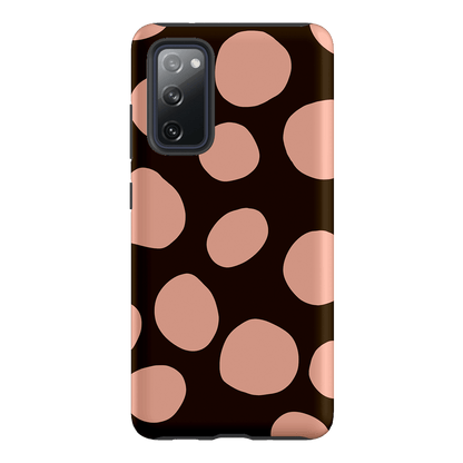 Pebbles Chocolate Pink Printed Phone Cases Samsung Galaxy S20 FE / Armoured by Veronica Tucker - The Dairy