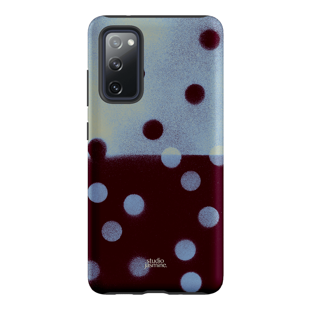 Plum Polka Dot Printed Phone Cases Samsung Galaxy S20 FE / Armoured by Jasmine Dowling - The Dairy