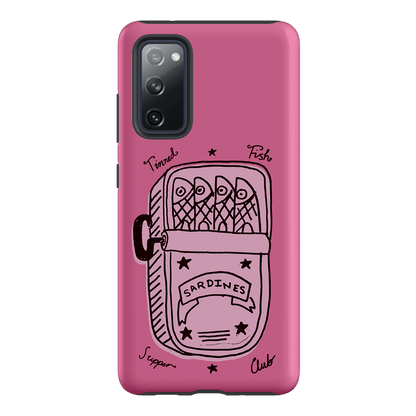 Sardine Social Pink Printed Phone Cases Samsung Galaxy S20 FE / Armoured by The Dairy - The Dairy