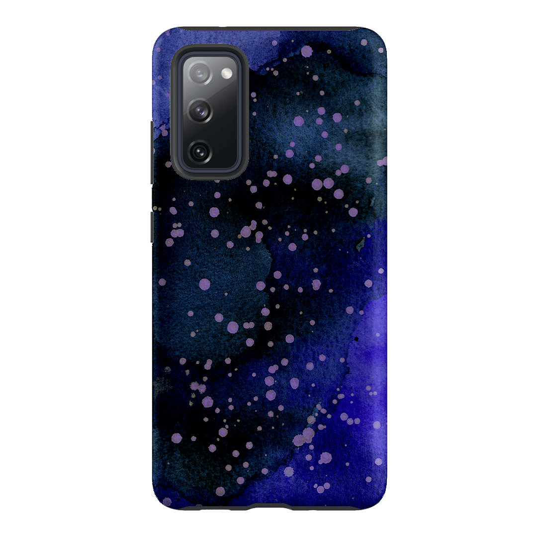 Spotty Navy Printed Phone Cases Samsung Galaxy S20 FE / Armoured by The Dairy - The Dairy