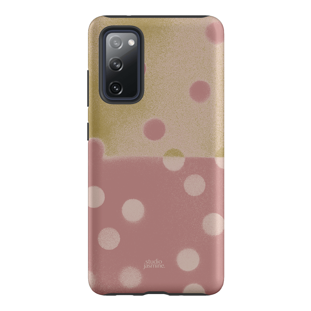 Strawberry Polka Dot Printed Phone Cases Samsung Galaxy S20 FE / Armoured by Jasmine Dowling - The Dairy