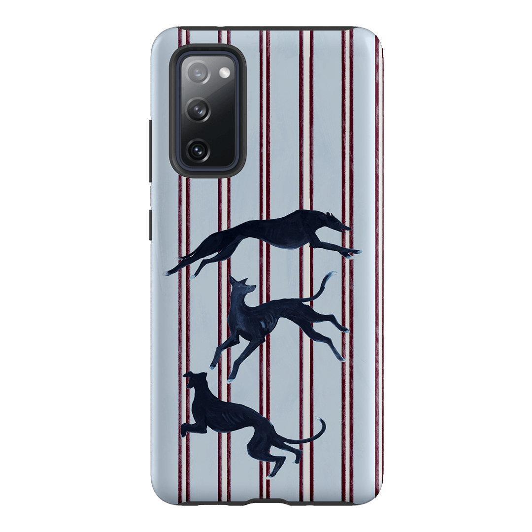 Stripey Hounds Printed Phone Cases Samsung Galaxy S20 FE / Armoured by Lisa Hu - The Dairy