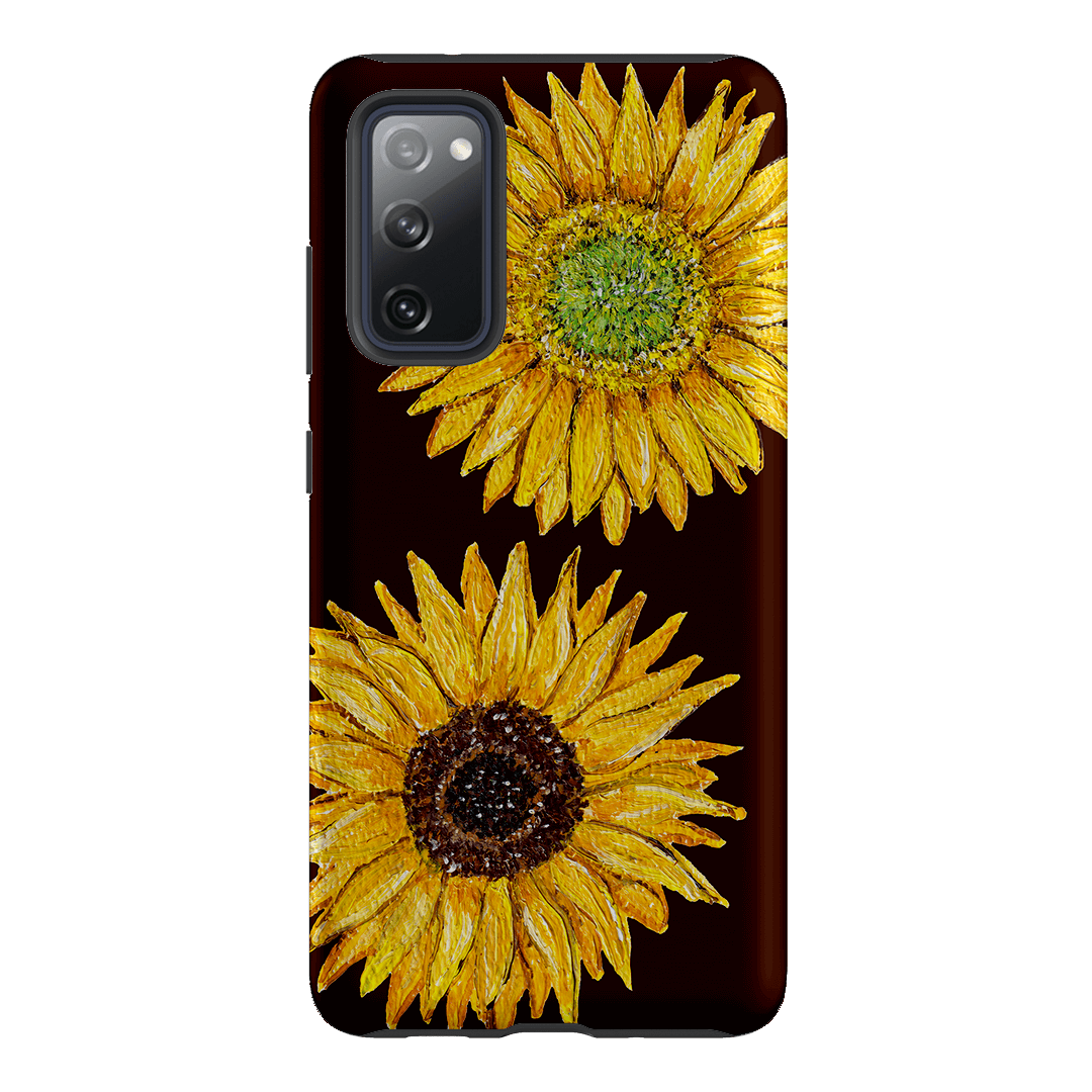 Sunflower Brown Printed Phone Cases Samsung Galaxy S20 FE / Armoured by BG. Studio - The Dairy