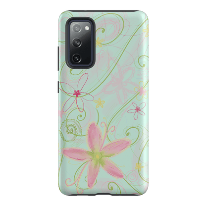 Swirl Blue Printed Phone Cases Samsung Galaxy S20 FE / Armoured by Kayla Carr - The Dairy