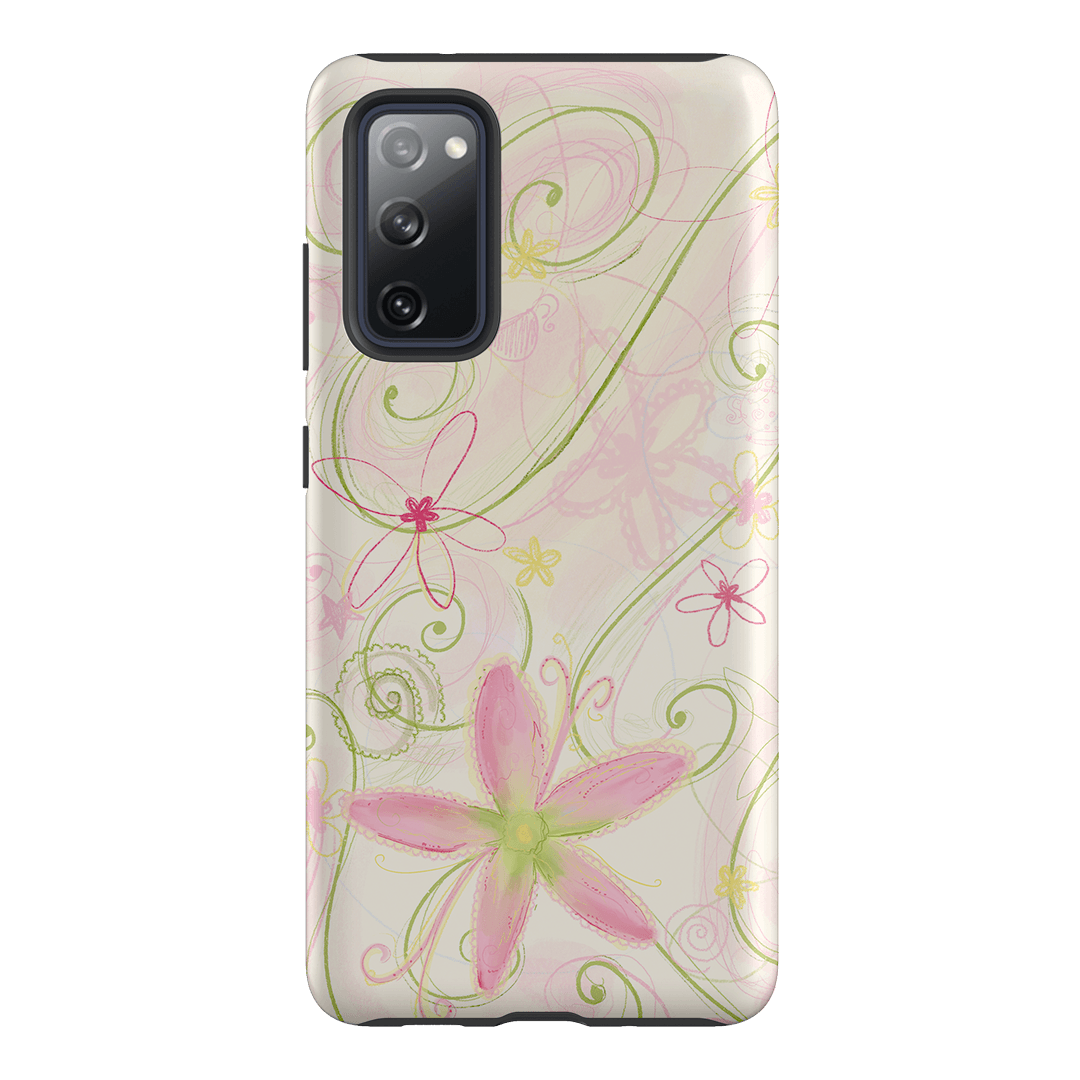 Swirl Pink Printed Phone Cases Samsung Galaxy S20 FE / Armoured by Kayla Carr - The Dairy