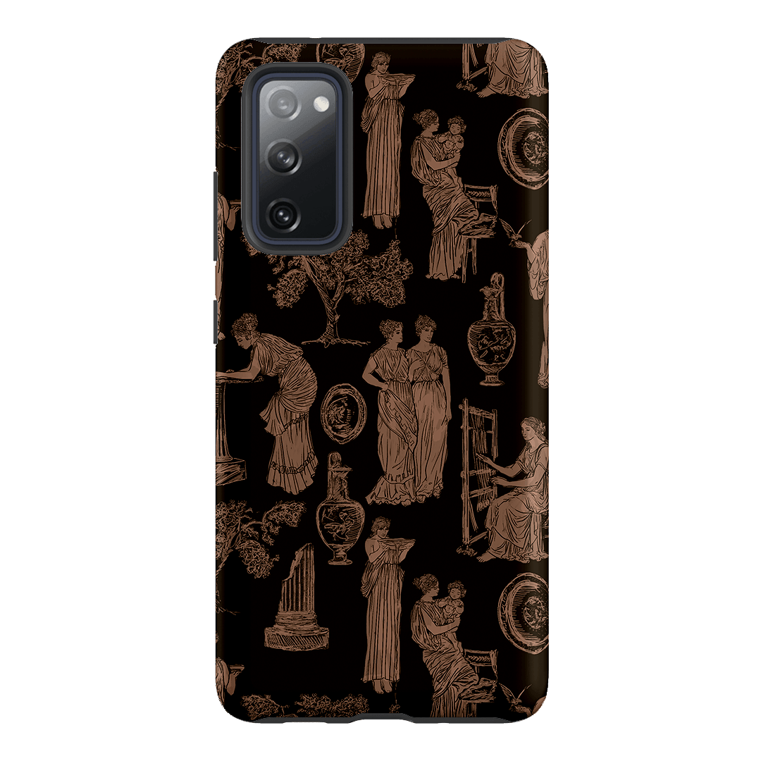 Symposium Burnt Umber Printed Phone Cases Samsung Galaxy S20 FE / Armoured by Veronica Tucker - The Dairy