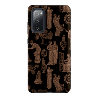 Symposium Burnt Umber Printed Phone Cases Samsung Galaxy S20 FE / Armoured by Veronica Tucker - The Dairy