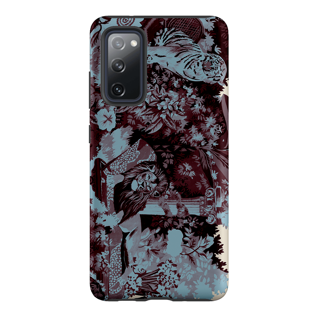 Tippi Blue Printed Phone Cases Samsung Galaxy S20 FE / Armoured by Desmond & Dempsey - The Dairy