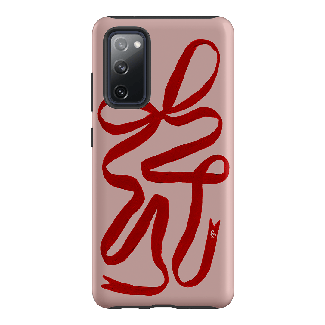 Valentine Ribbon Printed Phone Cases Samsung Galaxy S20 FE / Armoured by Jasmine Dowling - The Dairy