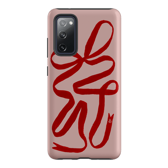 Valentine Ribbon Printed Phone Cases Samsung Galaxy S20 FE / Armoured by Jasmine Dowling - The Dairy