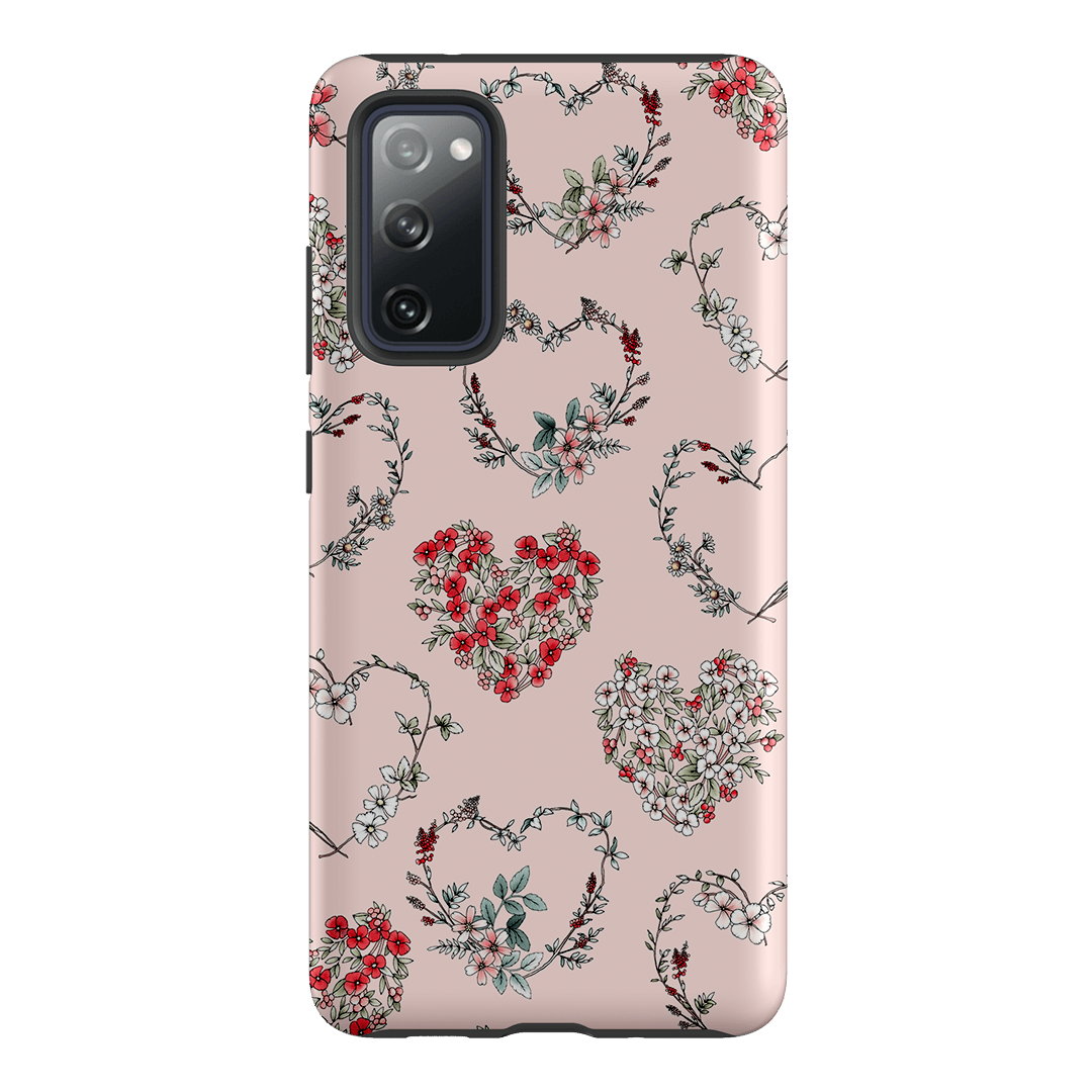 Wild Heart Wreath Printed Phone Cases Samsung Galaxy S20 FE / Armoured by Typoflora - The Dairy