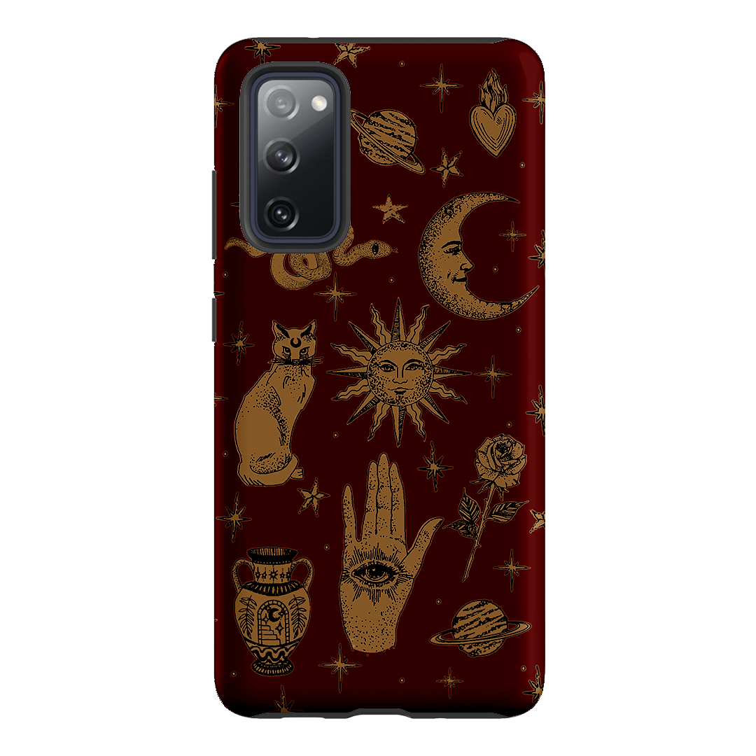 Astro Flash Red Printed Phone Cases Samsung Galaxy S20 FE / Armoured by Veronica Tucker - The Dairy