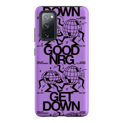 Good Energy in Purple Printed Phone Cases Samsung Galaxy S20 FE / Armoured by After Hours - The Dairy