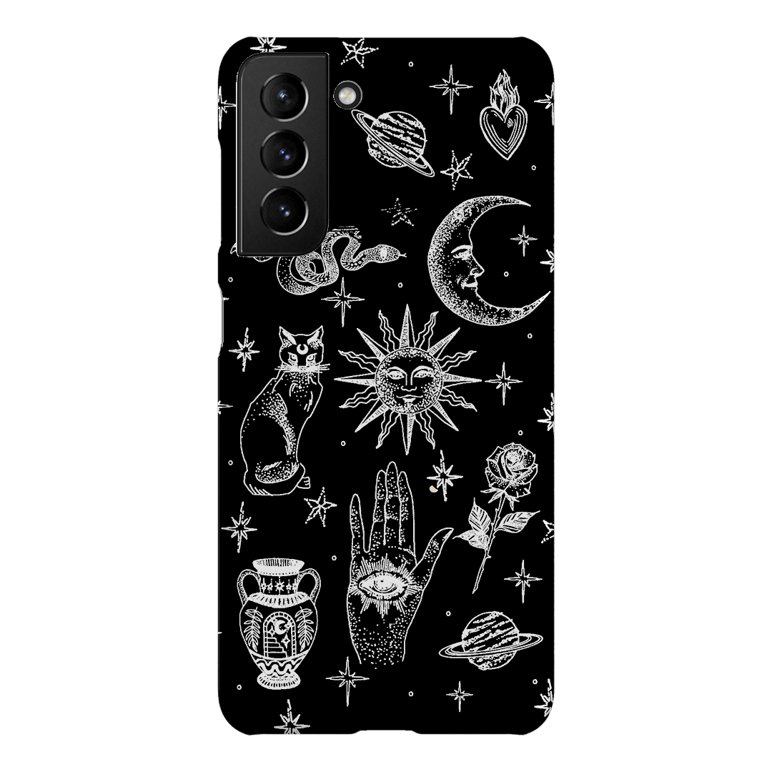 Astro Flash Monochrome Printed Phone Cases Samsung Galaxy S21 / Snap by Veronica Tucker - The Dairy