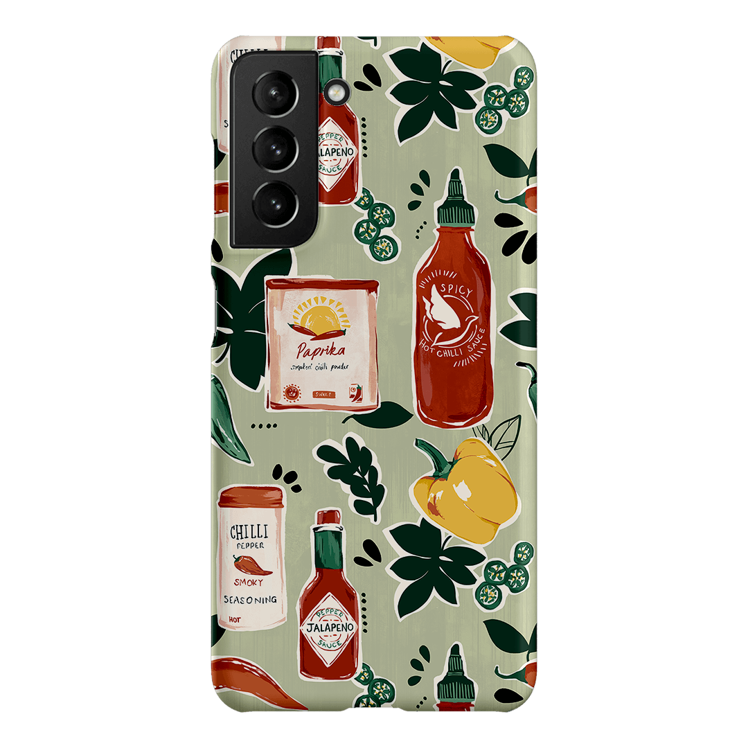 Chilli Pepper Printed Phone Cases Samsung Galaxy S21 / Snap by Charlie Taylor - The Dairy