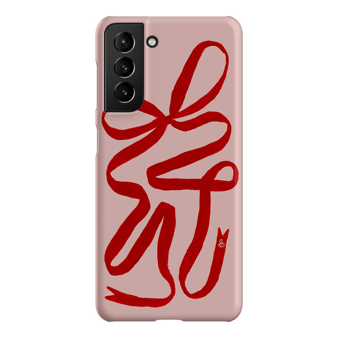 Valentine Ribbon Printed Phone Cases Samsung Galaxy S21 / Snap by Jasmine Dowling - The Dairy