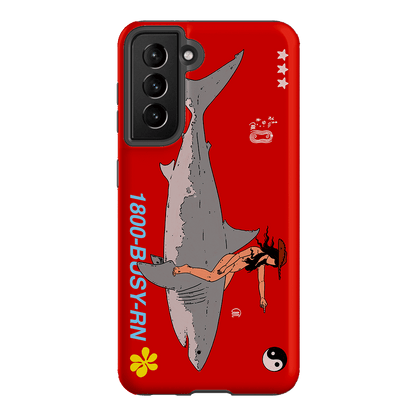 1800-Busy Rn in Red Printed Phone Cases Samsung Galaxy S21 / Armoured by Easty Beasty - The Dairy